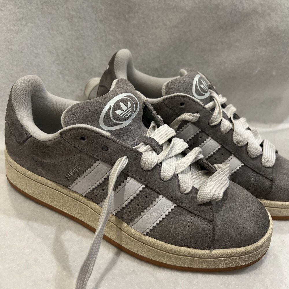 Adidas Campus 00s Gray/White/Off-White/Gum Size 6.5 men 8 women